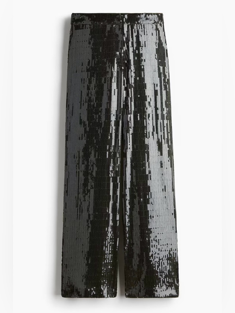 Dark Green Sequin Trousers from H&M